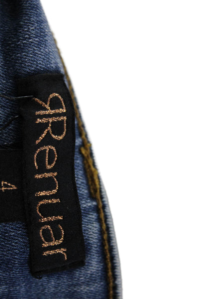 Renuar Womens Ankle Cropped Blue Jeans Size 6