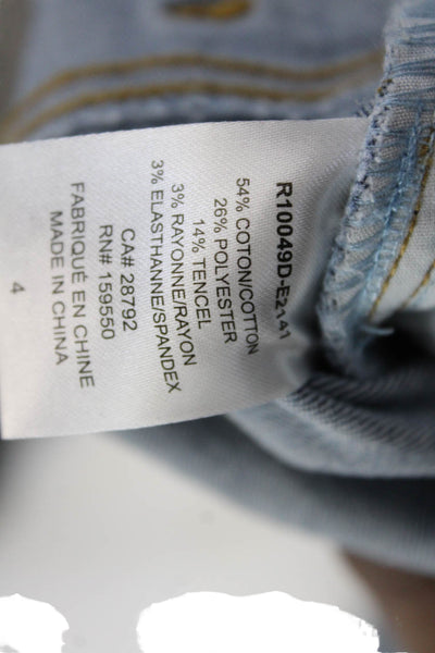 Renuar Womens Ankle Cropped Blue Jeans Size 6