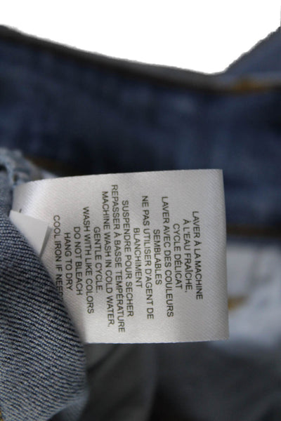 Renuar Womens Ankle Cropped Blue Jeans Size 6