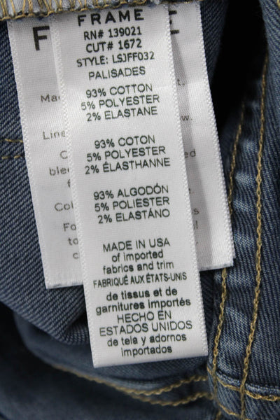 Frame Denim Women Bootcut Flared Dark Blue Mid Rise Jeans Size 24