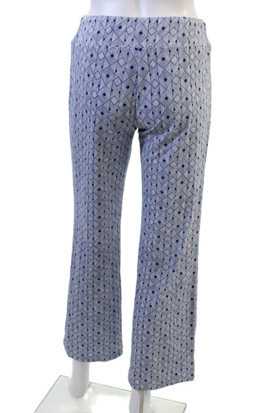 J. Mclaughlin Womens Cropped Aztec Pants Blue Petite Size XS