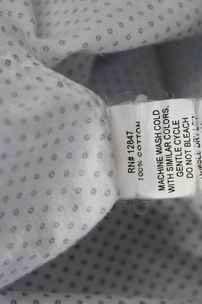 Nili Lotan Women Maternity Tunic White Polka Dot Long Sleeve Size L