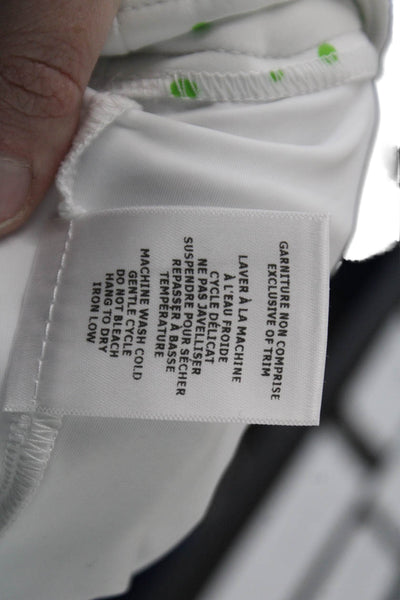 Swing Control Women A-Line Mini Skort White Viscose Blend Size 12