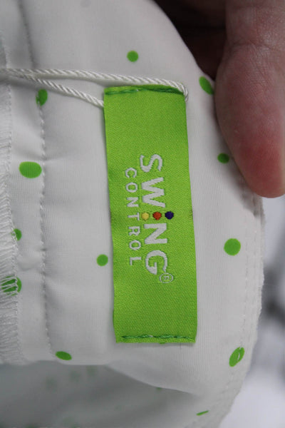 Swing Control Women A-Line Mini Skort White Viscose Blend Size 12