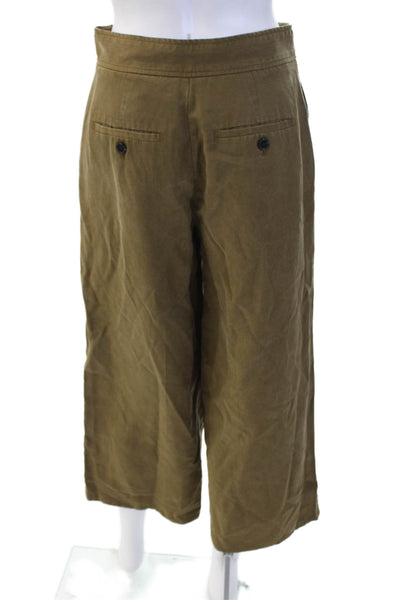 Banana Republic Unisex Khaki Capri Pants Brown Size 4