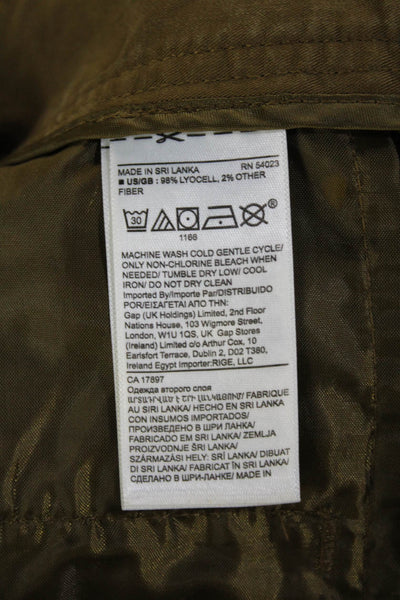 Banana Republic Unisex Khaki Capri Pants Brown Size 4