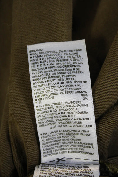 Banana Republic Unisex Khaki Capri Pants Brown Size 4