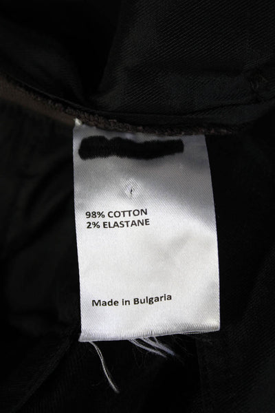 Frame Women Cropped Ankle Pants Black Size S