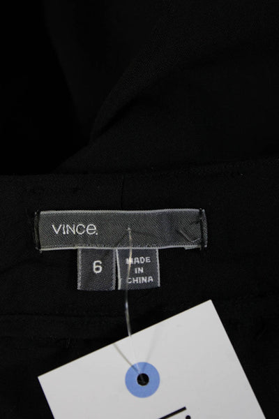 Vince Womens Cropped Ankle Dress Pants Black Size 6