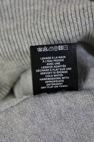 Isabel Marant Women Pullover Sweater Gray V-Neck Long Sleeve Size 40