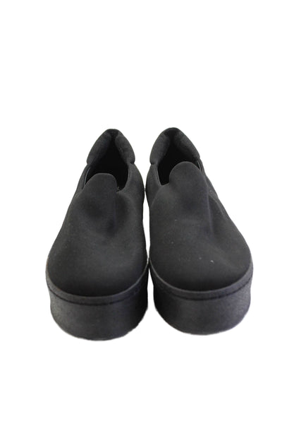 Opening Ceremony Womens Slide On Platform Flats Black Size 38 8