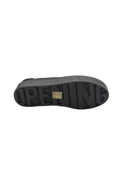 Opening Ceremony Womens Slide On Platform Flats Black Size 38 8