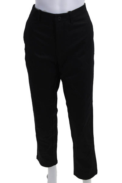 Massimo Dutti Men Ankle Cropped Dress Pants Black Size 30
