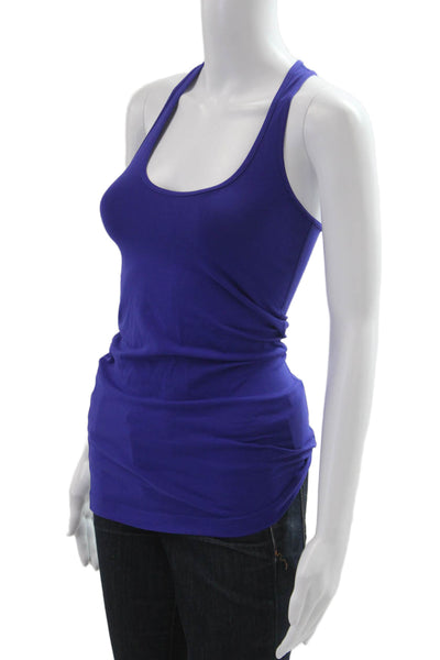 Lululemon Womens Purple Polyester Basic Sleeveless Round Neck Tank Size 4