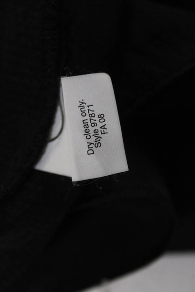 J Crew Womens Black Silk Camisole Square Neck Sleeveless Size 4P