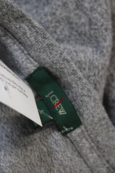 J Crew Mens Gray Cotton Tunic T-Shirt Long Sleeve Crew Neck Size L