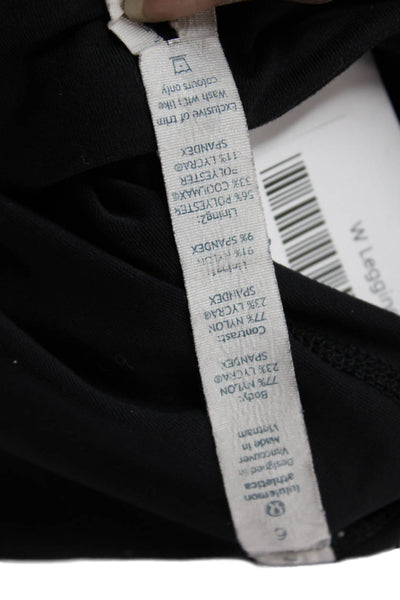 Lululemon Women Black Skull Graphic Cropped Capri Leggings Size 6