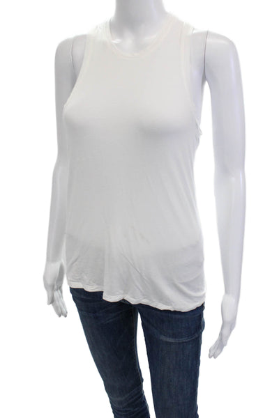 Splits 59 Women White Basic Tank Crewneck Size XS