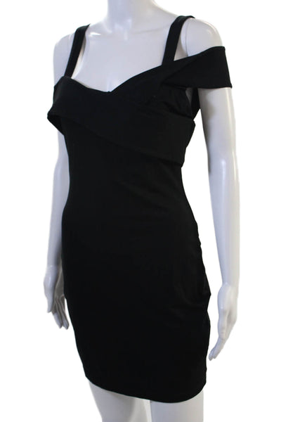 By The Way Womens Black Bodycon Mini Dress Size S