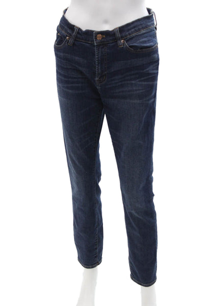 J Crew Women Dark Blue Skinny Ankle Jeans Size 28