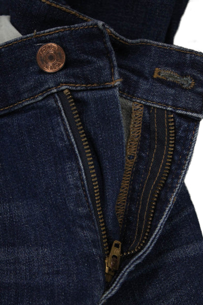 J Crew Women Dark Blue Skinny Ankle Jeans Size 28