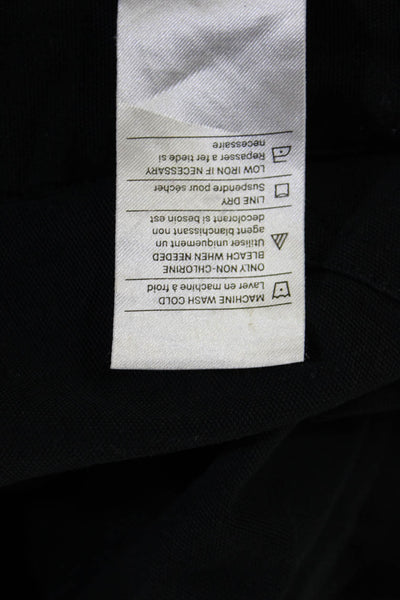Vince Unisex Black Cropped Cargo Pants 96% Cotton 4% Spandex Size 8
