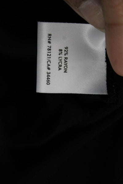 Eileen Fisher Womens Black Jersey Tank Round Neck Rayon Lycra Size S