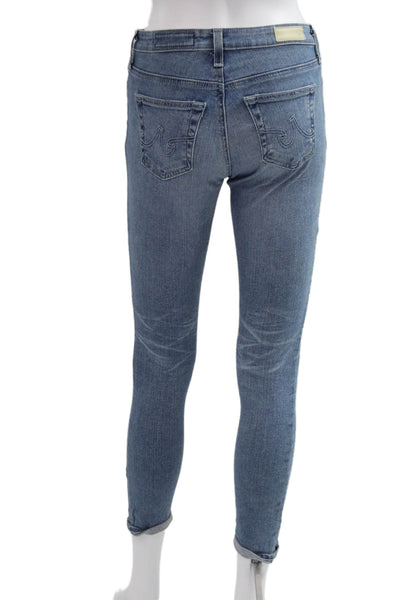 Adriano Goldschmied Women Skinny Ankle Jeans Blue Size 25