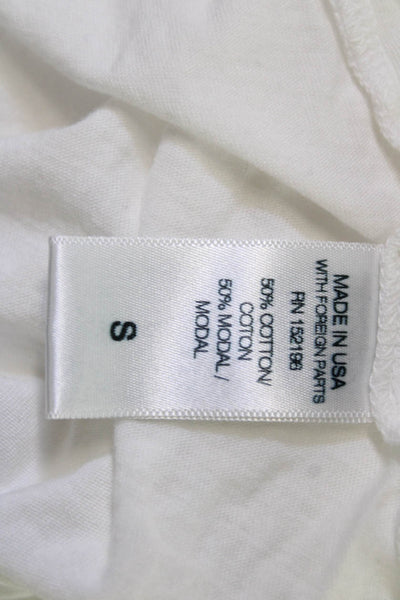 Soulcycle x Sundry Womens Basic Graphic Tank White Round Neck Sleeveless Size S