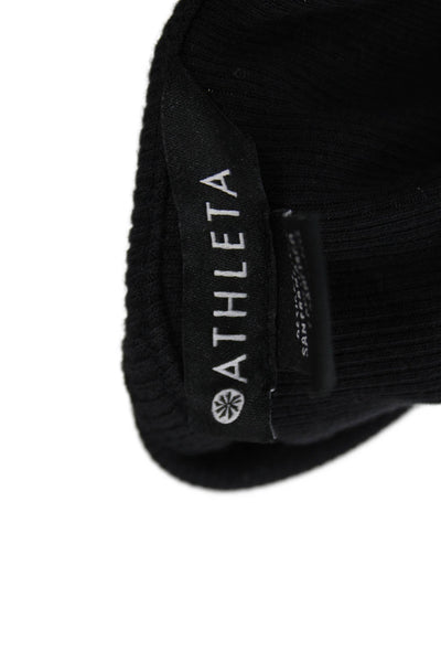 Athleta Women Pullover Hoodie Black Long Sleeve Size XS