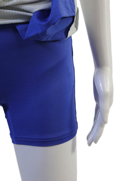Polo Golf Ralph Lauren Womens Plaid Blue Skort Nylon Elastane Size S