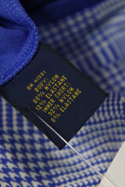 Polo Golf Ralph Lauren Womens Plaid Blue Skort Nylon Elastane Size S
