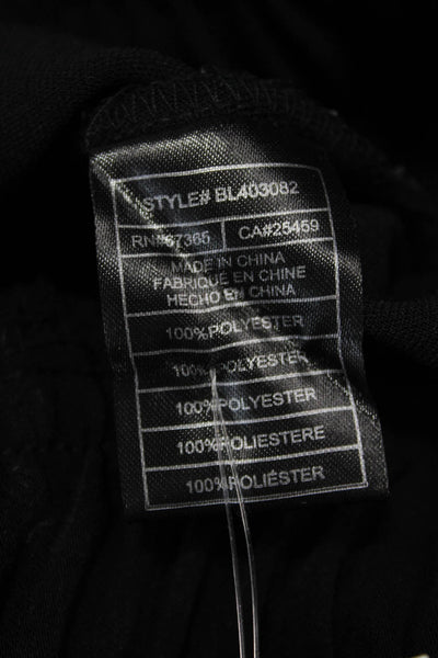 BB Dakota Womens Jogger Sweatpants Black Polyester Size XS
