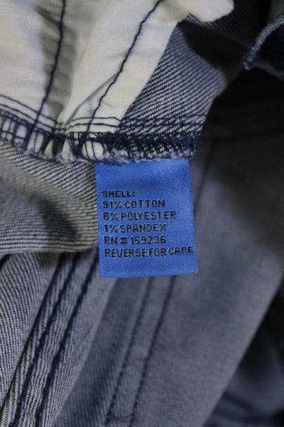 J. Mclaughlin Womens Bootcut Flared Jeans Blue Mid Rise Size 24