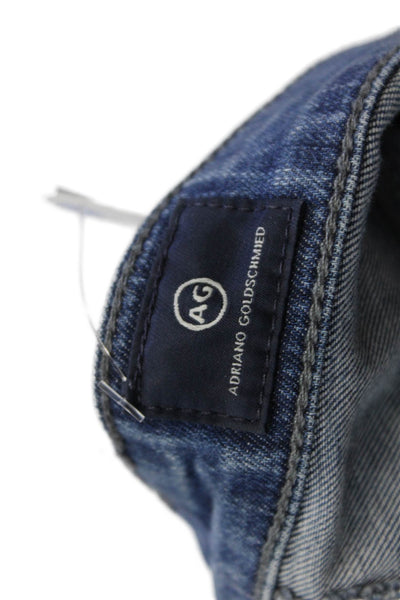 Adriano Goldschmied Womens Boyfriend Mom Blue Jeans Size 30