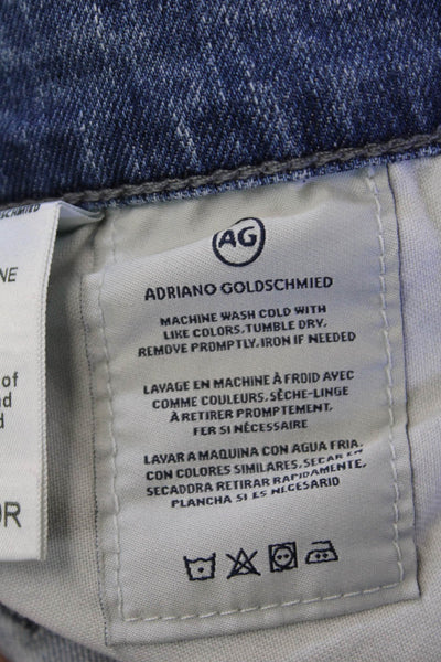 Adriano Goldschmied Womens Boyfriend Mom Blue Jeans Size 30