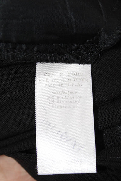Rag & Bone Women Cropped Ankle Dress Pants Black Wool Size 4