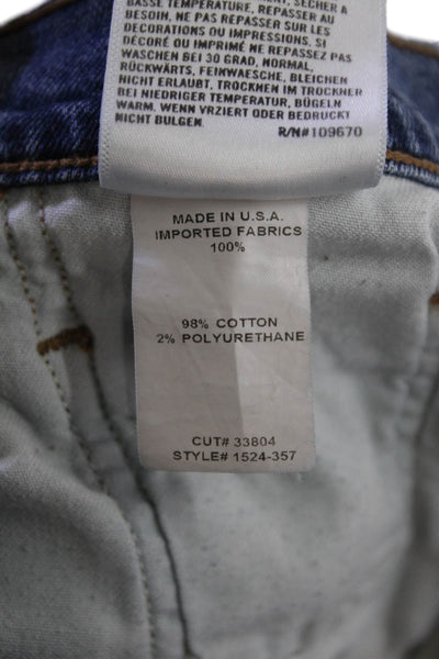 Citizens of Humanity Womens Boyfriend Cropped Jeans Blue Mid Rise Size 27