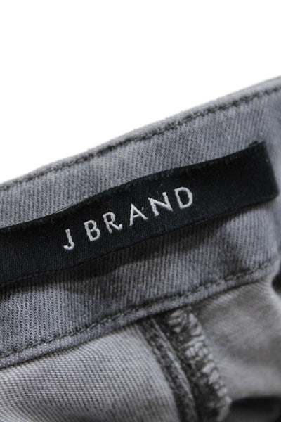 J Brand Womens Skinny Cropped Ankle Jeans Gray Designer Size S