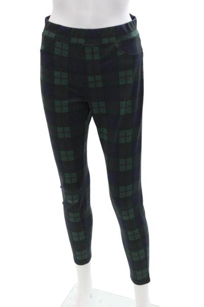 Sanctuary Womens Petites Ankle Jegging Dark Blue Plaid Size XS