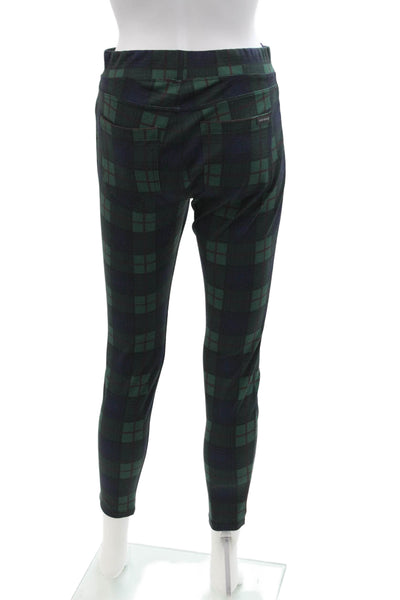 Sanctuary Womens Petites Ankle Jegging Dark Blue Plaid Size XS