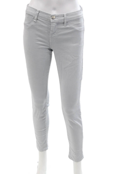 J Brand Womens Cropped Ankle Pants Gray Size 26