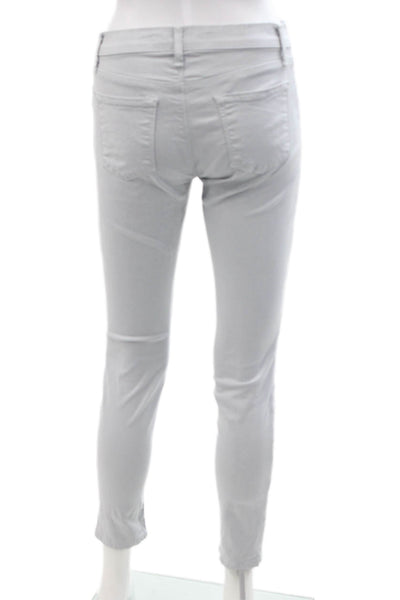 J Brand Womens Cropped Ankle Pants Gray Size 26