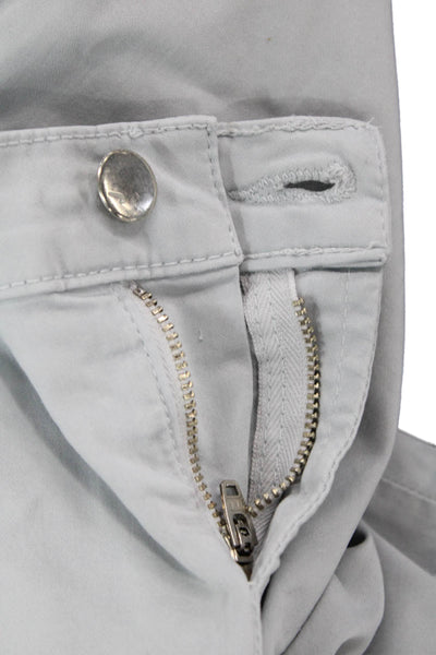 J Brand Womens Cropped Ankle Pants Gray Size 26