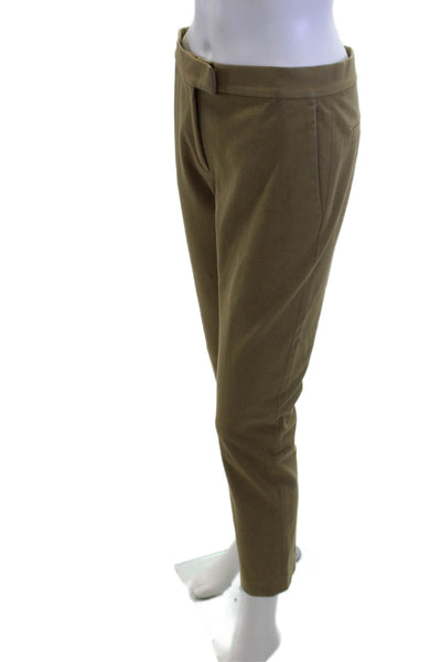 Joseph Womens Ankle Cropped Dress Pants Brown Size 35