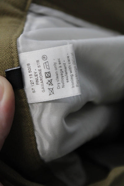 Joseph Womens Ankle Cropped Dress Pants Brown Size 35