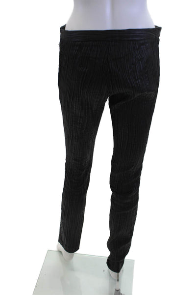 Catherine Malandrino Women Dress Pants Black Striped Hook & Eye Size 6