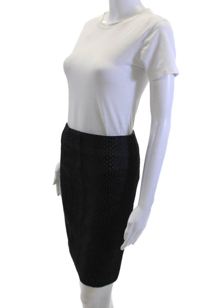 Yigal Azrouel Womens Straight Pencil Skirt Black Size 0
