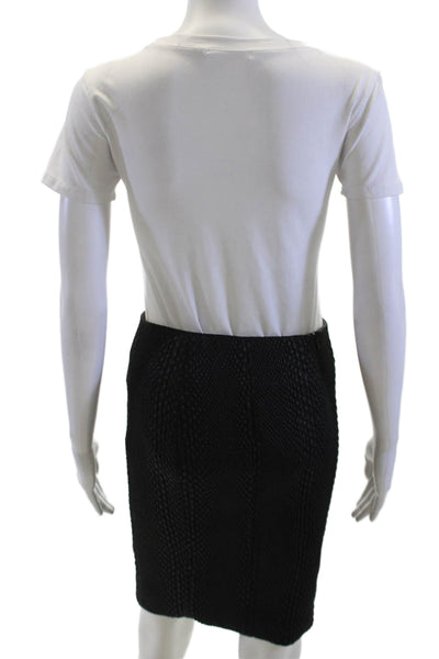 Yigal Azrouel Womens Straight Pencil Skirt Black Size 0