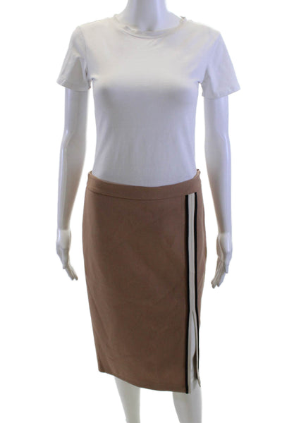 Zara Women Straight Pencil Skirt Beige Size S